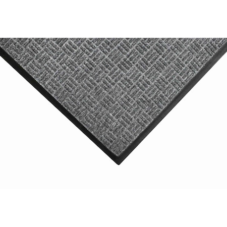 Waterhog WaterHog Masterpiece Select Mat, Pewter 4' x 6', Cleated Backing 2653346070